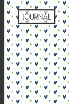 Paperback Journal: Winter Hearts Lined 120 Page Journal (6"x 9") Book