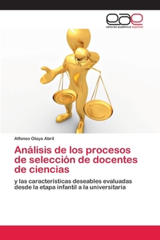 Paperback Análisis de los procesos de selección de docentes de ciencias [Spanish] Book