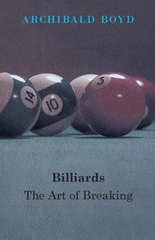 Paperback Billiards: The Art of Breaking Book