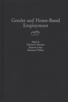 Hardcover Gender and Home-Based Employment Book