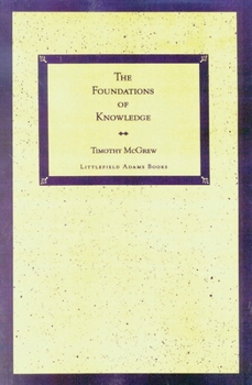 Paperback Foundations of Knowledge Book