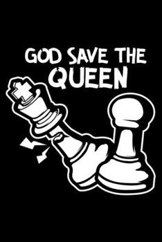 god save the queen: 6" x 9" 120 pages dotted Journal I 6x9 dot grid Notebook I Diary I Sketch I Journaling I Planner I chess lovers I Board game