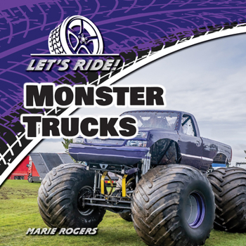 Library Binding Monster Trucks Book