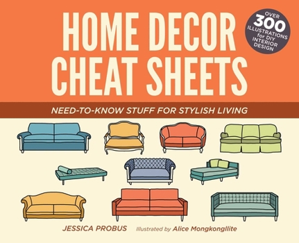 Paperback Home Decor Cheat Sheets: Need-To-Know Stuff for Stylish Living Book