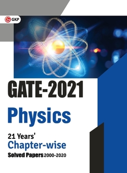 Paperback Gate 2021 Physics 21 Years' Chapter-Wise Solved Papers Book