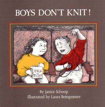 Paperback Boys Don't Knit! Book