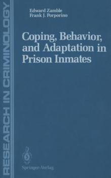 Hardcover Coping, Behavior, and Adaptation in Prison Inmates Book