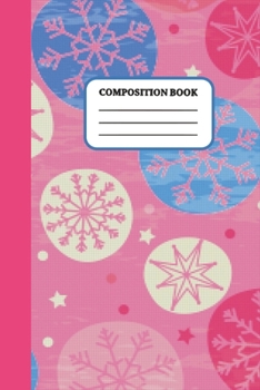 Paperback Composition Book: Small 6" x 9" College Ruled Composition Notebook Book