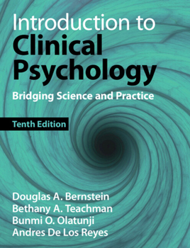 Hardcover Introduction to Clinical Psychology: Bridging Science and Practice Book