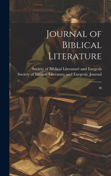 Hardcover Journal of Biblical Literature: 30 Book
