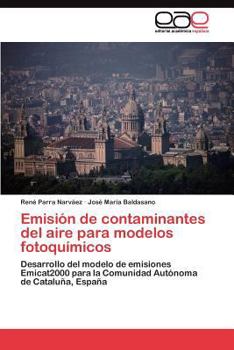 Paperback Emisión de contaminantes del aire para modelos fotoquímicos [Spanish] Book