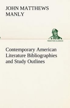 Paperback Contemporary American Literature Bibliographies and Study Outlines Book