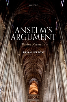Hardcover Anselm's Argument: Divine Necessity Book