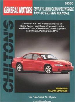 Paperback GM Century, Lumina, Grand Prix, and Intrigue, 1997-00 Book