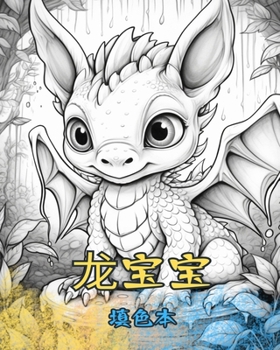 Paperback 龙宝宝 填色本: 可爱的设计适合儿童和成人 [Chinese] Book