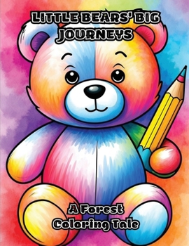 Paperback Little Bears' Big Journeys: A Forest Coloring Tale Book