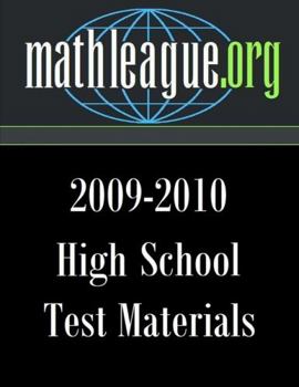 Paperback High School Test Materials 2009-2010 Book