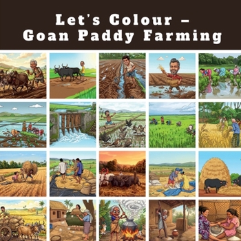 Paperback Let's Colour -Goan Paddy Farming Book