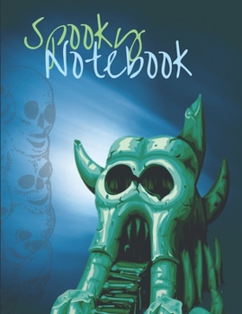 Spooky Notebook: Composition Book with Halloween and Horror Theme, Notes for School, Journal Gift for Diary and Creative Writing (volume 9)