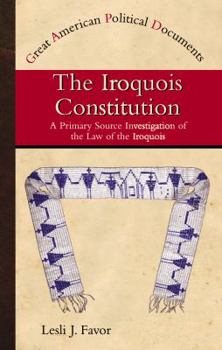 Library Binding The Iroquois Constitution Book