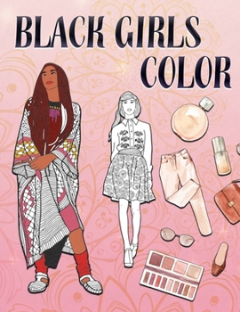 Paperback Black Girls Color Book