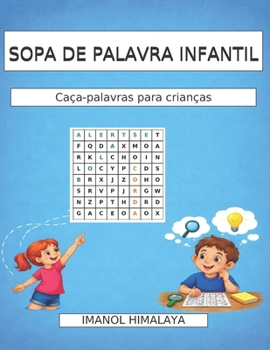 Paperback Sopa de Palavra Infantil: Caça-palavras para crianças [Portuguese] Book