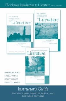 Paperback Norton Introduction to Literature: Instructor's Manual Book
