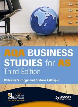 Paperback Aqa Business Studies for As. Malcolm Surridge and Andrew Gillespie Book