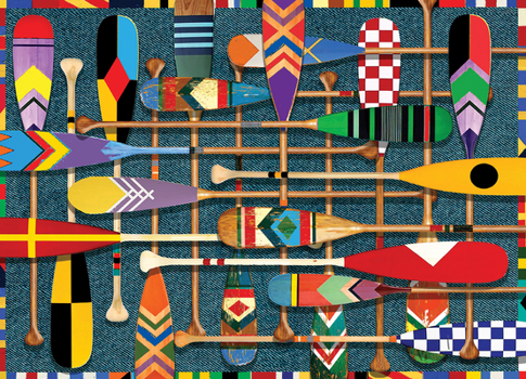 Misc. Canoe Paddles 1000-Piece Puzzle Book