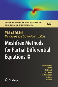 Paperback Meshfree Methods for Partial Differential Equations IX Book
