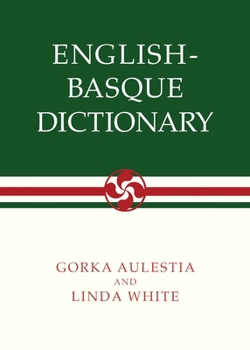 Hardcover English-Basque Dictionary Book