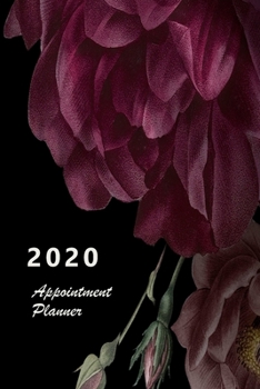 Paperback 2020 Appointment Planner: Hourly agenda. Monthly and Weekly planner. Week on 2 pages. Square layout. Schedule, arrange, plan events. Monday star Book