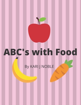 Paperback ABC's with food Book
