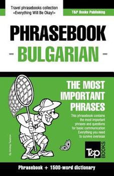 Paperback English-Bulgarian phrasebook and 1500-word dictionary Book