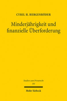 Paperback Minderjahrigkeit Und Finanzielle Uberforderung [German] Book