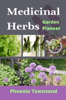 Paperback Medicinal Herbs Garden Planner Book