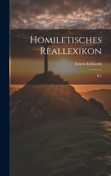 Hardcover Homiletisches Reallexikon: B-3 [German] Book