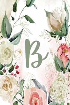 B: Green Cream Floral 2020 Weekly Planner 6x9