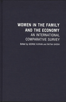 Hardcover Women in the Family and the Economy: An International Comparative Survey Book