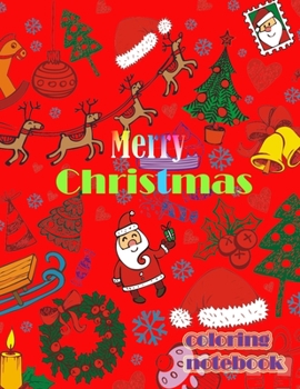 Paperback Merry Christmas coloring notebook: 100 Coloring Pages: Minions Christmas Coloring Book, Christmas Gift, For Kids, Crafts for Children, Coloring Pictur Book