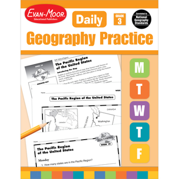 Paperback Daily Geography Practice Grade 3: EMC 3712 Book