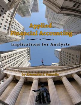 Hardcover Applied Financial Accounting: Implications for Analysts Book