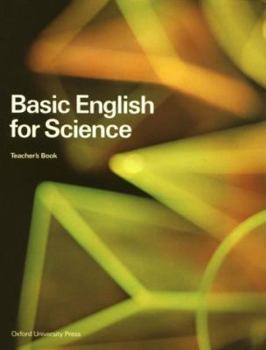 Paperback Basci English for Science Book