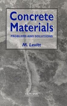 Hardcover Concrete Materials: Problems and solutions Book