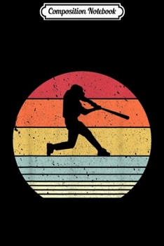 Composition Notebook: Softball . Retro Style For Softball Player Journal/Notebook Blank Lined Ruled 6x9 100 Pages