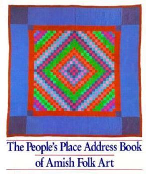 Hardcover The People's Place Address Book of Amish Folk Art Book