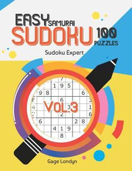Paperback Easy Samurai Sudoku 100 Puzzles Vol.3: Sudoku Expert Book