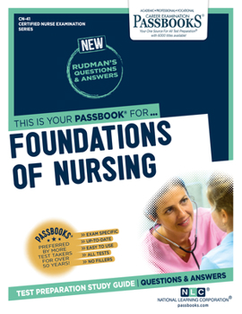 Paperback Foundations of Nursing (Cn-41): Passbooks Study Guide Volume 41 Book