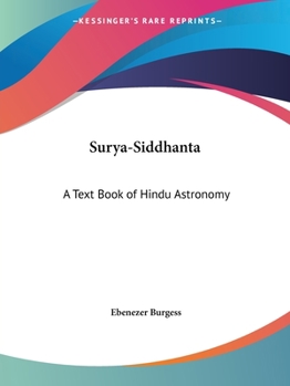 Paperback Surya-Siddhanta: A Text Book of Hindu Astronomy Book
