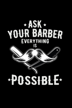 Ask your barber: 6x9 Barber | grid | squared paper | notebook | notes